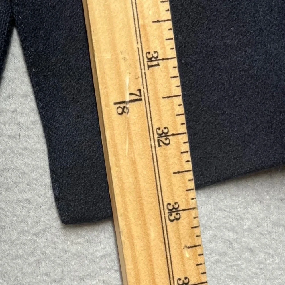 VTG 70's Pendleton Gold Button Blazer 100% Virgin Wool Coat Suit Jacket Navy 40L